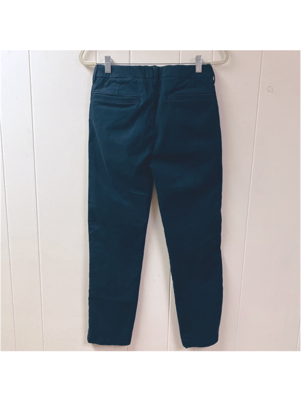 Abercrombie Kids Boys Black Straight Chino Pants SZ 15/16 Reg Adj Waist School - Picture 4 of 9